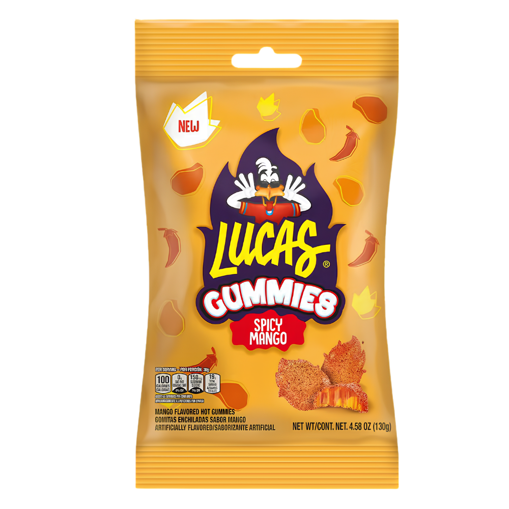 Lucas Spicy Mango Gummies - 4.58oz