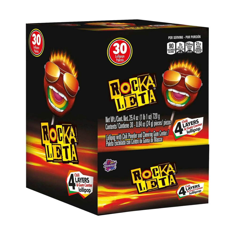 Sonrics Rockaleta Paleta - 30 Pieces